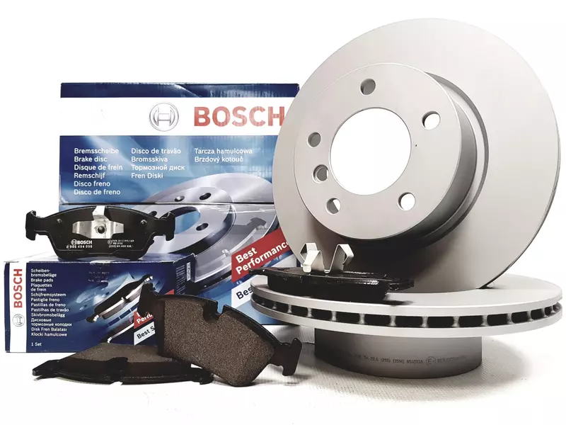 BOSCH TARCZE + KLOCKI PRZÓD BMW 1 E87 E87 E88 PRZE