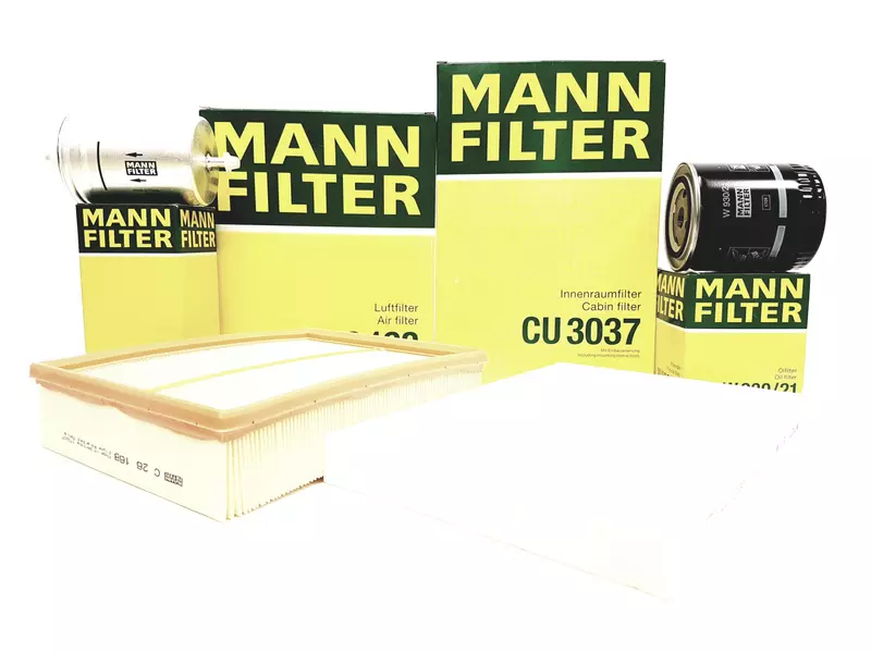 MANN ZESTAW FILTRÓW AUDI A6 C5 2.4 2.7T 2.8 3.0