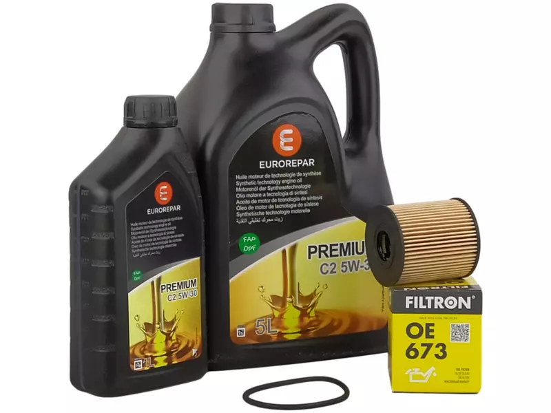 EUROREPAR PREMIUM C2 5W30 6L+FILTR OLEJU OE673