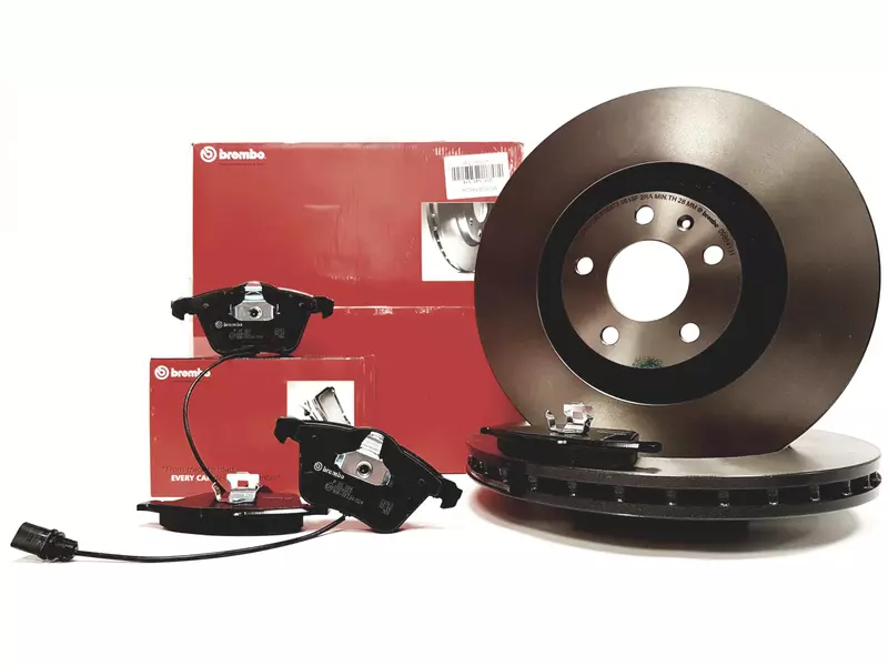 BREMBO TARCZE+KLOCKI PRZÓD AUDI A6 C6 347MM