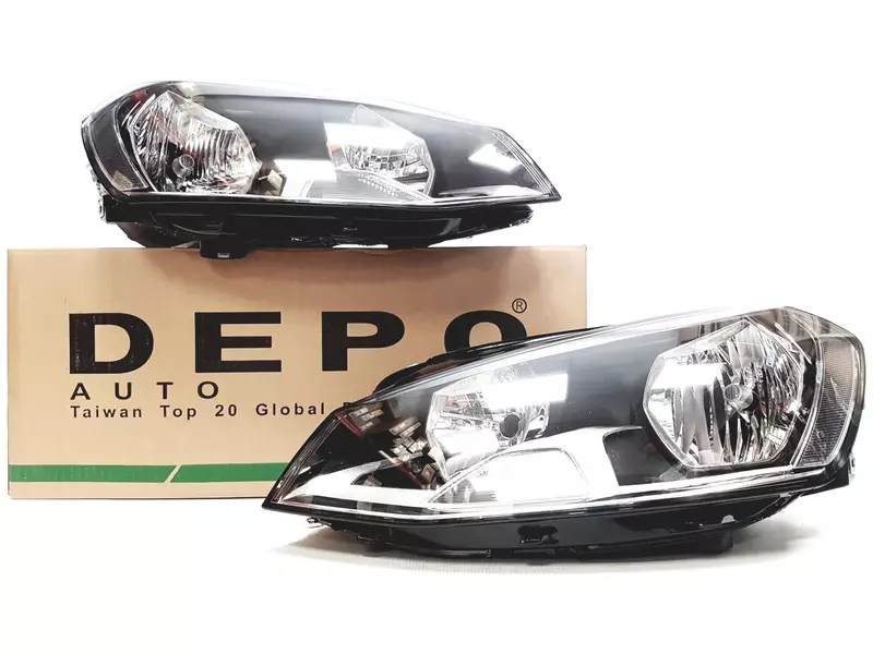 DEPO REFLEKTORY LAMPY PRZÓD VW GOLF VII 12-