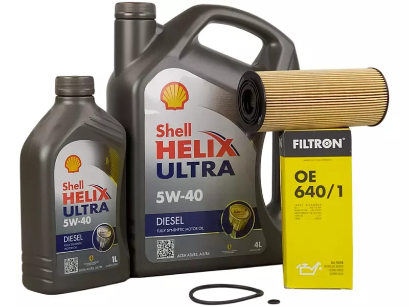 SHELL HELIX DIESEL 5W40 5L+FILTR OLEJU OE640/1