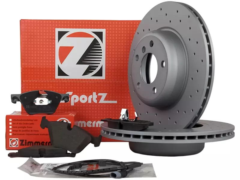 ZIMMERMANN SPORT TARCZE+KLOCKI PRZÓD BMW 5 F10 F11