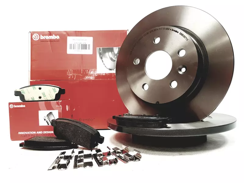 BREMBO TARCZE+KLOCKI TYŁ OPEL MOKKA 268MM