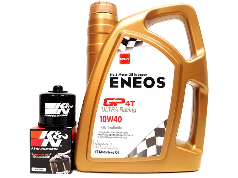 ENEOS ULTRA RACING GP4T 10W40 4L + FILTR KN-204