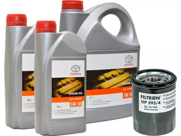 OE TOYOTA FUEL ECONOMY 5W30 7L+FILTR OLEJU OP595/4