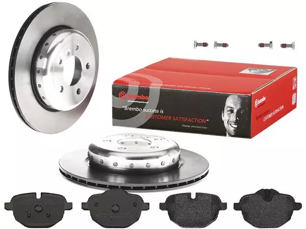 BREMBO TARCZE+KLOCKI TYŁ BMW 5 F10 F11 330MM