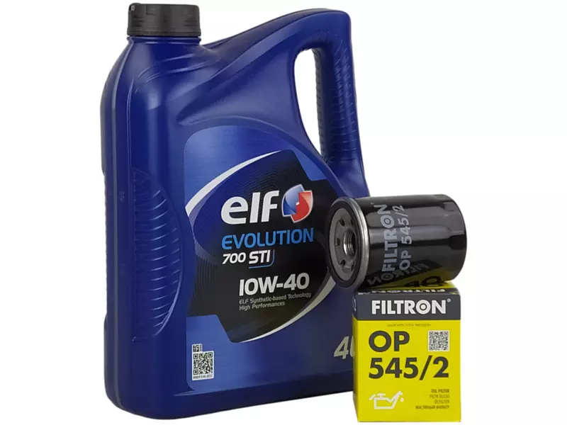 ELF EVOLUTION 700 STI 10W40 4L+FILTR OLEJU OP545/2