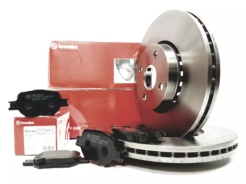 BREMBO TARCZE+KLOCKI PRZÓD TOYOTA COROLLA VERSO