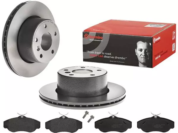 BREMBO TARCZE+KLOCKI PRZÓD LR DISCOVERY II 297MM