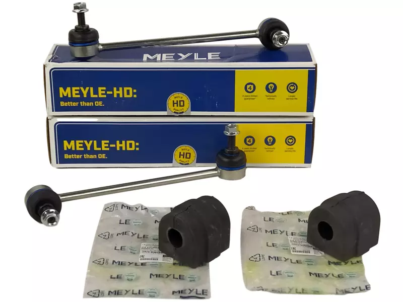 MEYLE HD 2 X ŁĄCZNIKI+GUMY PRZÓD BMW 5 E39 23MM