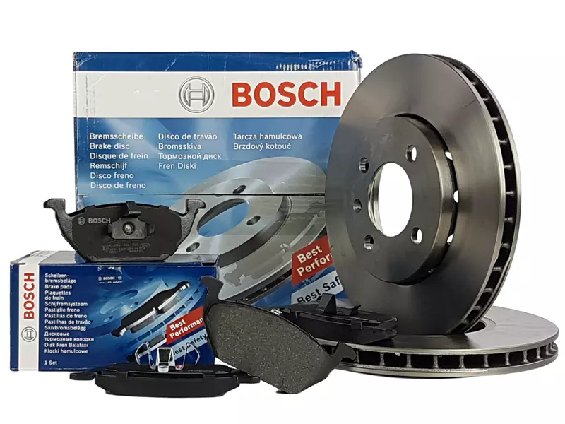 BOSCH TARCZE+KLOCKI PRZÓD SEAT MII VW UP 256MM