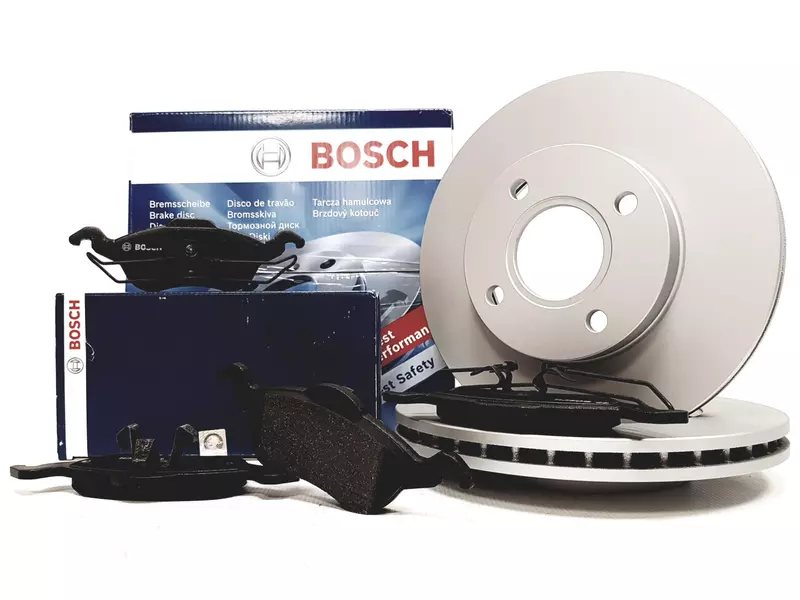 BOSCH TARCZE + KLOCKI PRZÓD FORD FOCUS 1998-2004