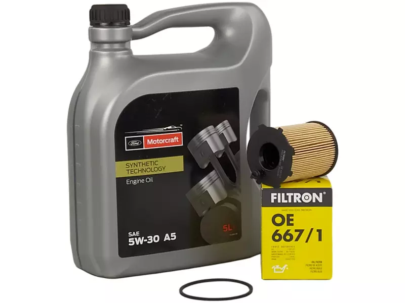 OE FORD MOTORCRAFT 5W30 A5 5L+FILTR OLEJU OE667/1