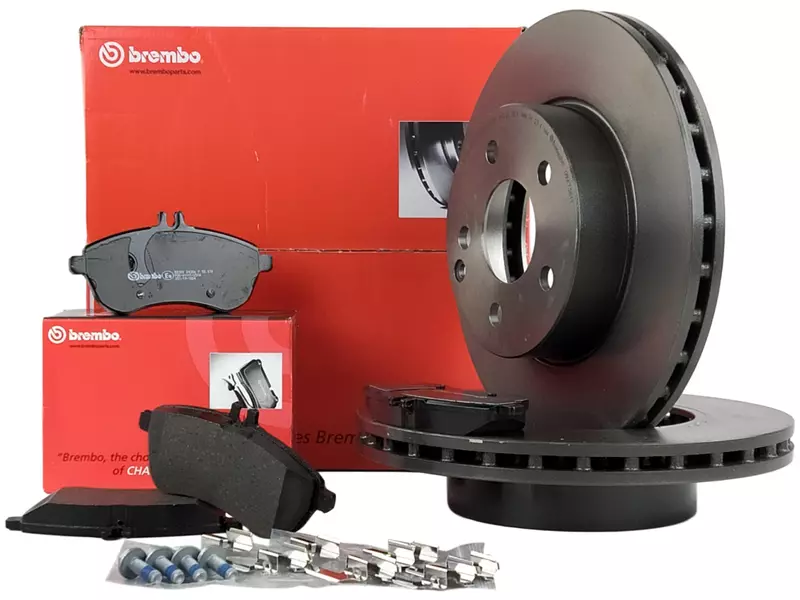 BREMBO TARCZE+KLOCKI PRZÓD MERCEDES C W204 288MM