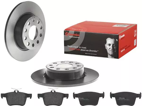 BREMBO TARCZE+KLOCKI TYŁ SEAT ATECA KH 272MM