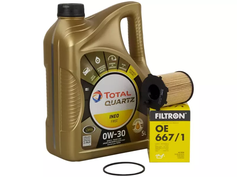 TOTAL INEO FIRST 0W30 5L+FILTR OLEJU OE667/1