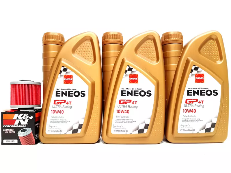 ENEOS ULTRA RACING GP4T 10W40 3L + FILTR KN-145