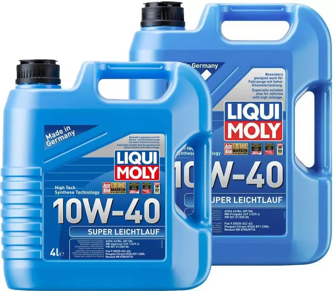 LIQUI MOLY SUPER LEICHTLAUF 10W40 A3/B4 9L