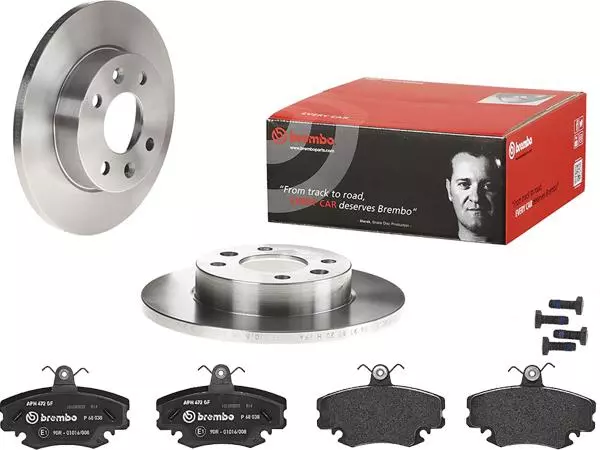 BREMBO TARCZE+KLOCKI P DACIA LOGAN I 239MM