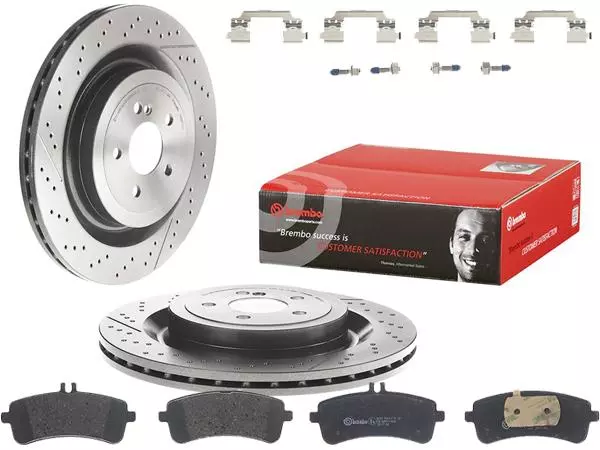 BREMBO TARCZE+KLOCKI T MERCEDES SL63 SL65 AMG R231