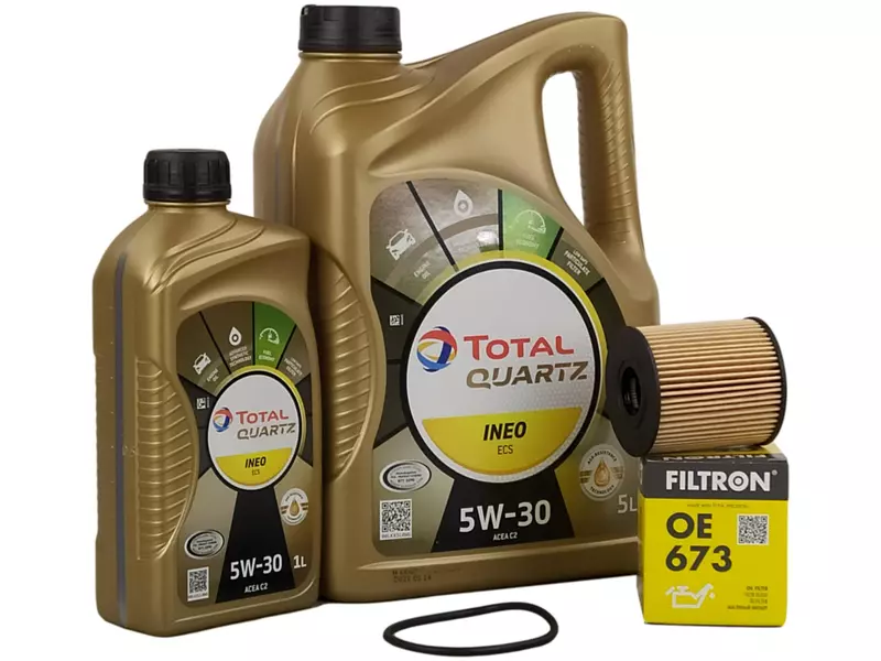 TOTAL INEO ECS 5W30 6L+FILTR OLEJU OE673