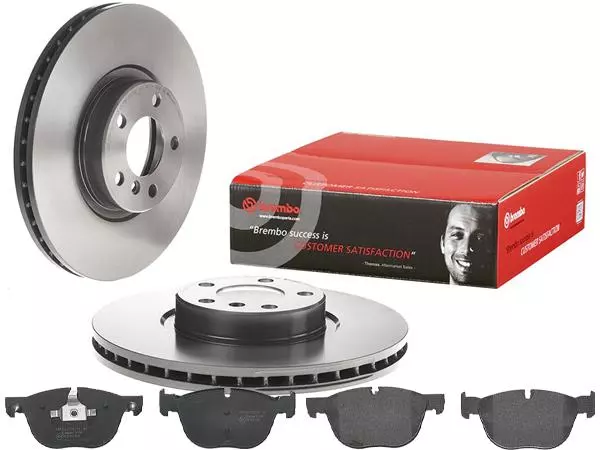 BREMBO TARCZE+KLOCKI PRZÓD BMW X5 E70 F15 348MM