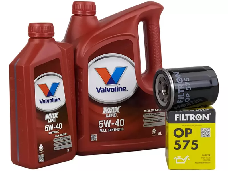 VALVOLINE MAXLIFE 5W40 5L+FILTR OLEJU OP575