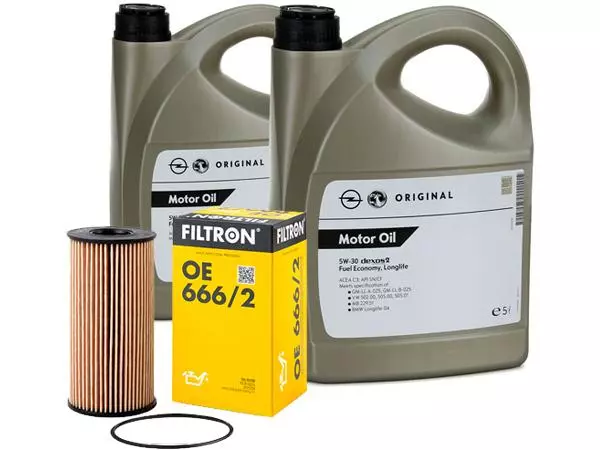 OE OPEL GM 5W30 DEXOS2 10L+FILTR OLEJU OE666/2