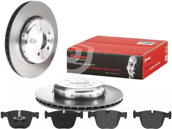 BREMBO TARCZE+KLOCKI TYŁ BMW 5 GT F07 345MM