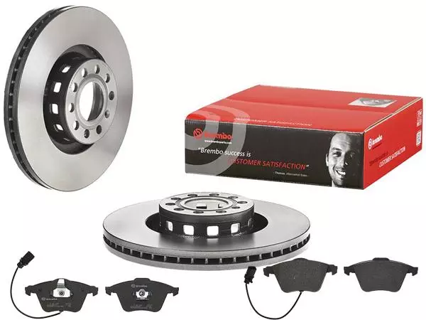 BREMBO TARCZE+KLOCKI PRZÓD AUDI A8 D3 360MM