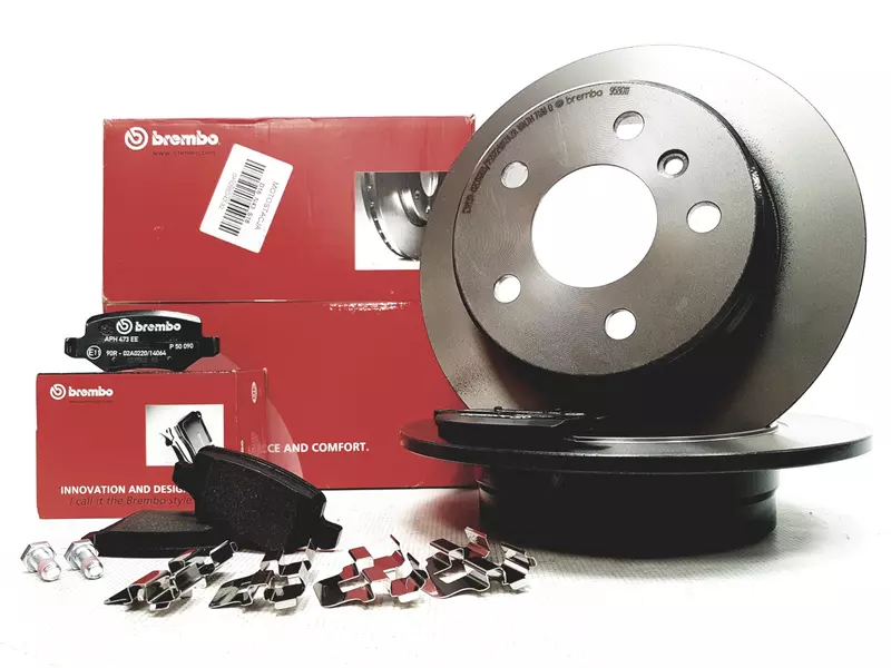 BREMBO TARCZE+KLOCKI TYŁ MERCEDES A W169 258MM