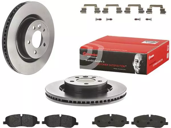 BREMBO TARCZE+KLOCKI PRZÓD LR DISCOVERY III 337MM