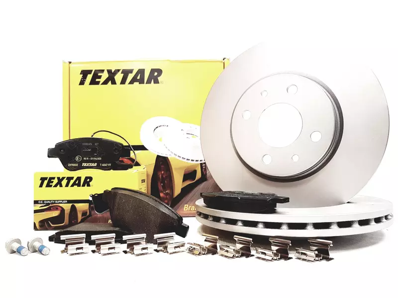 TEXTAR TARCZE+KLOCKI PRZÓD FIAT STILO 257MM