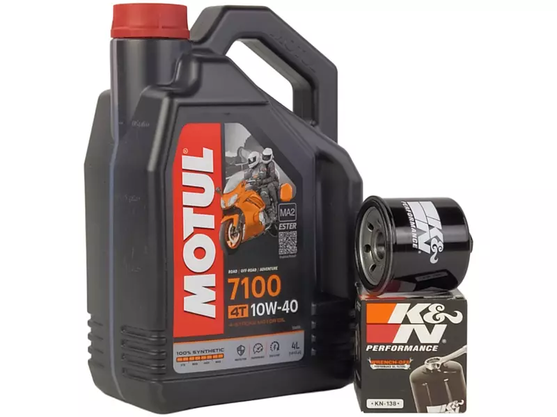 MOTUL 7100 4T 10W40 4L + FILTR OLEJU KN-138