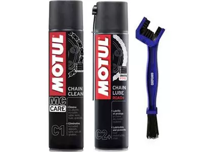 MOTUL C1 C2+ SZCZOTKA ZESTAW DO OBSŁUGI ŁAŃCUCHA