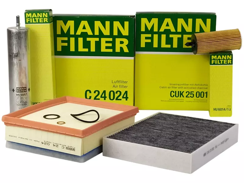 MANN ZESTAW FILTRÓW BMW 1 F20 F21 114D 116D 118D