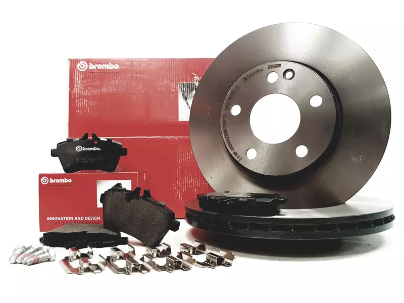 BREMBO TARCZE+KLOCKI PRZÓD MERCEDES A W169 276MM