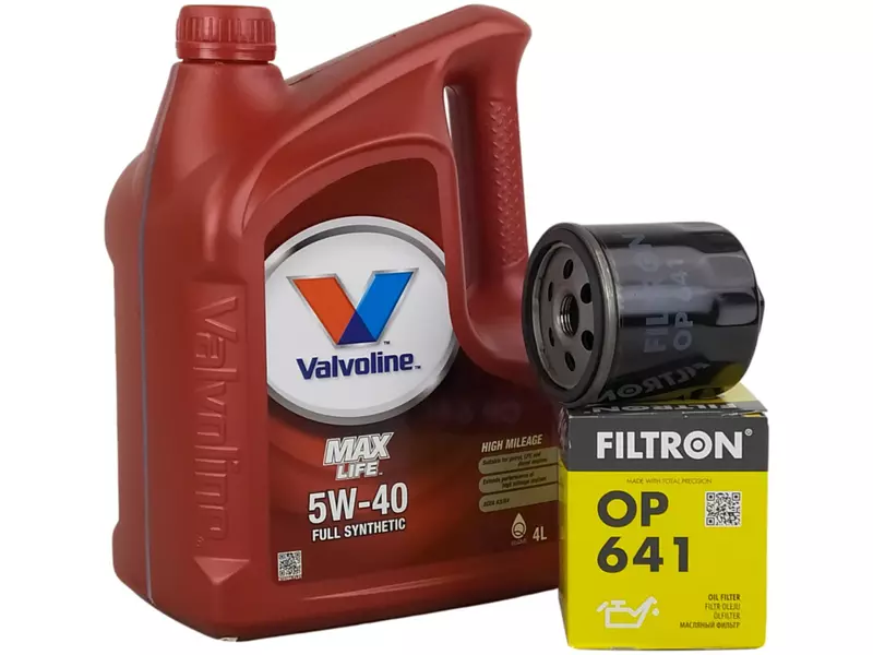 VALVOLINE MAXLIFE 5W40 4L+FILTR OLEJU OP641