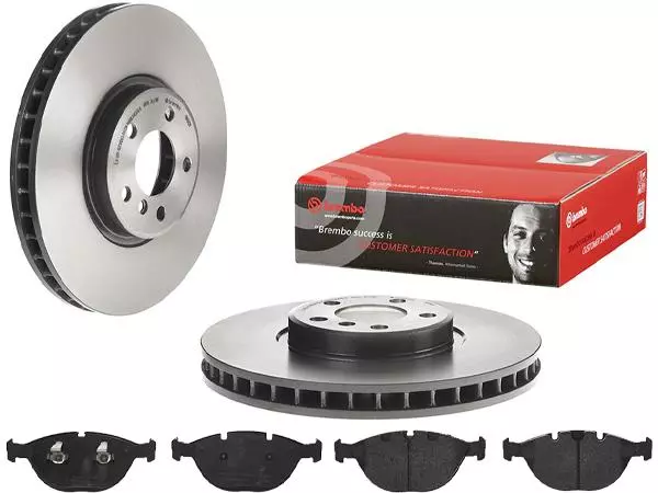 BREMBO TARCZE+KLOCKI PRZÓD BMW X5 E53 356MM