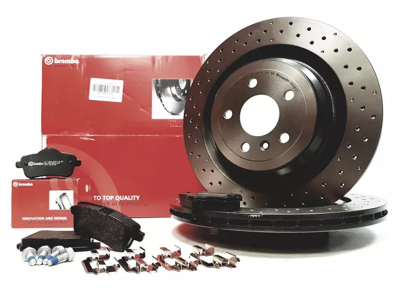 BREMBO TARCZE+KLOCKI TYŁ MERCEDES GLE W166 345MM