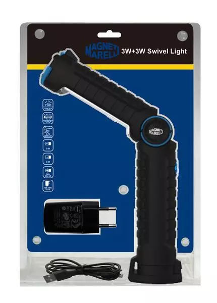 MAGNETI MARELLI LAMPA WARSZTATOWA LED 3W OBROTOWA