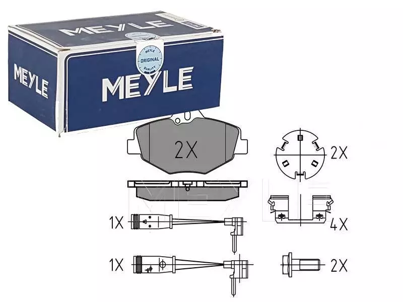 MEYLE KLOCKI HAMULCOWE PRZÓD 025 237 4320-1/PD