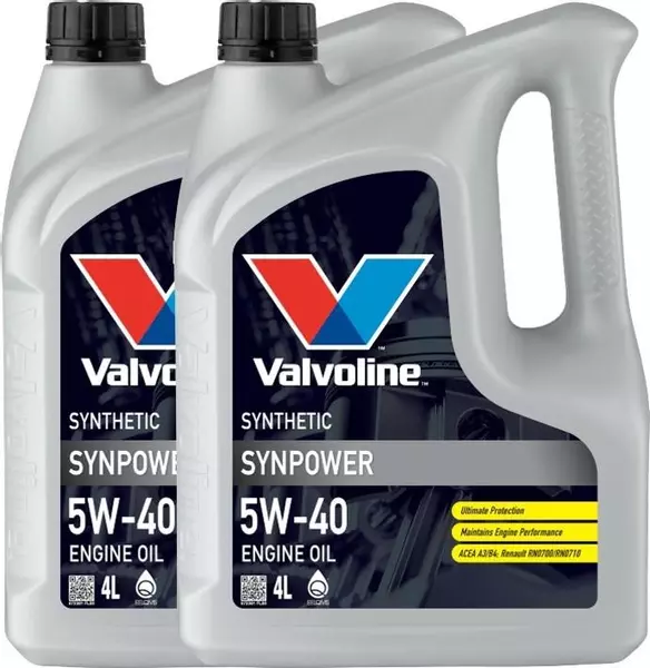 VALVOLINE SYNPOWER 5W-40 VW502.0/505 BMW LL-98 8L