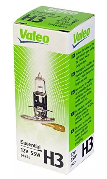 VALEO ŻARÓWKA H3 12V 55W PK22S ESSENTIAL