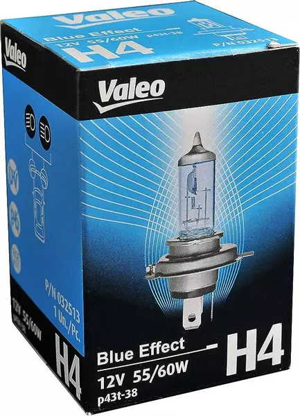 VALEO ŻARÓWKA H4 12V 60/55W BLUE EFFECT