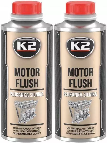 K2 MOTOR FLUSH PŁUKANKA SILNIKA CZYŚCI 2x250ML