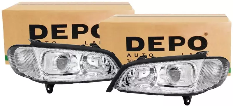 DEPO REFLEKTORY LAMPY PRZÓD OPEL OMEGA B 99-03 XENON