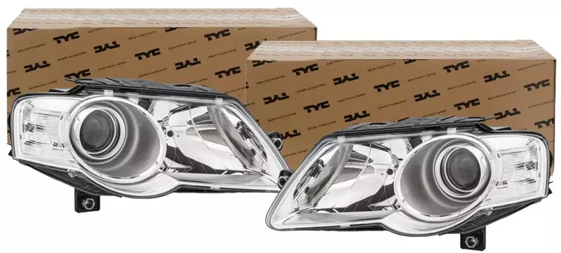 TYC REFLEKTORY LAMPY PRZÓD KPL VW PASSAT B6