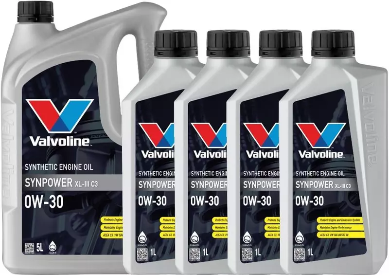 VALVOLINE SYNPOWER XL-III C3 0W30 API SN/CF 9L